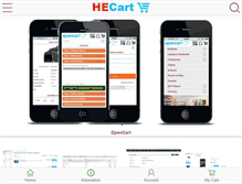 Tablet Screenshot of hecart.com